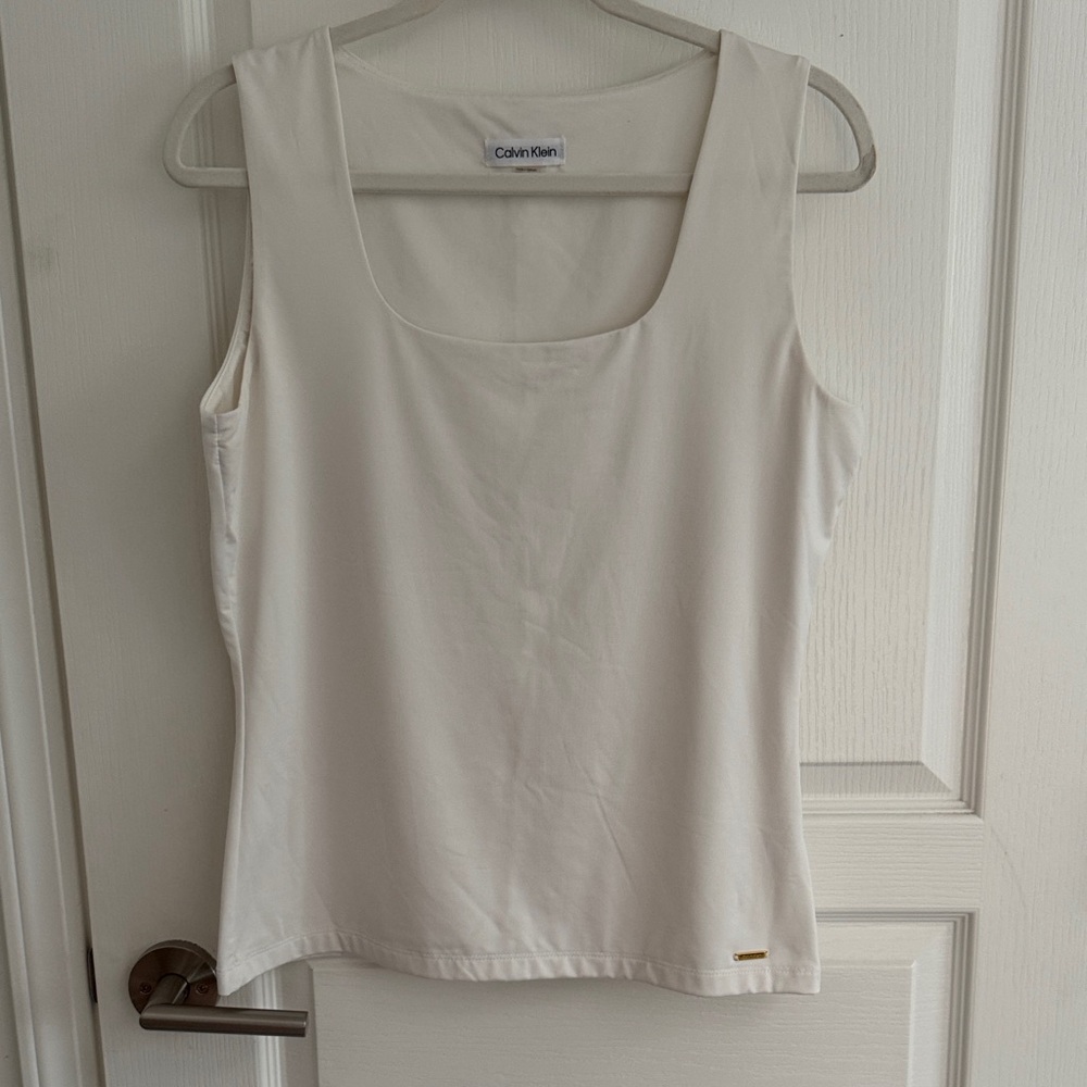 Calvin Klein Cream Tank Top